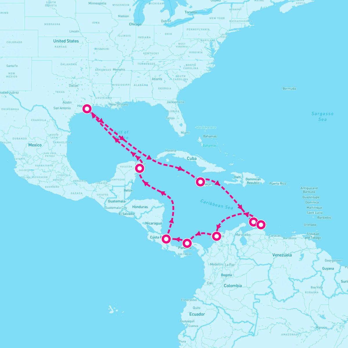 14 Night Panama Canal Carnival Journeys (Galveston Roundtrip)