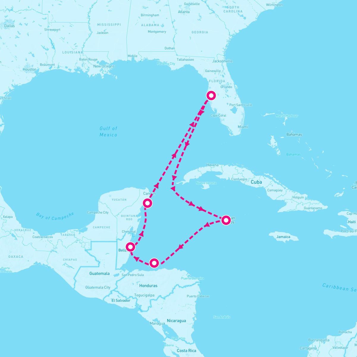 8 Night Western Caribbean (Tampa Roundtrip)
