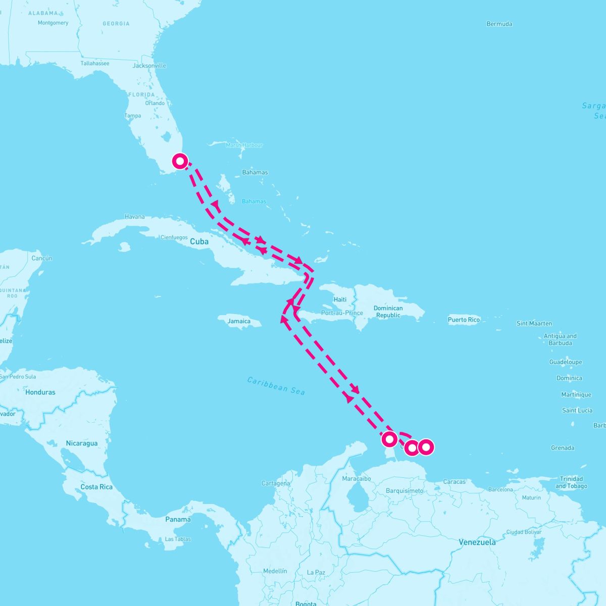 8 Night Southern Caribbean (Miami Roundtrip)