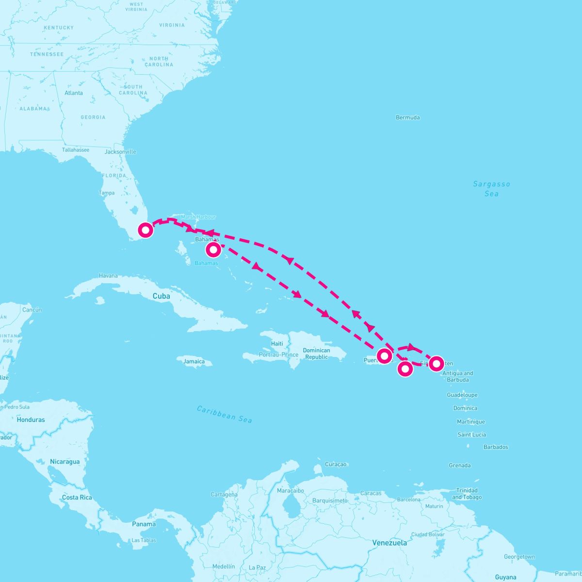 8 Night Eastern Caribbean (Miami Roundtrip)