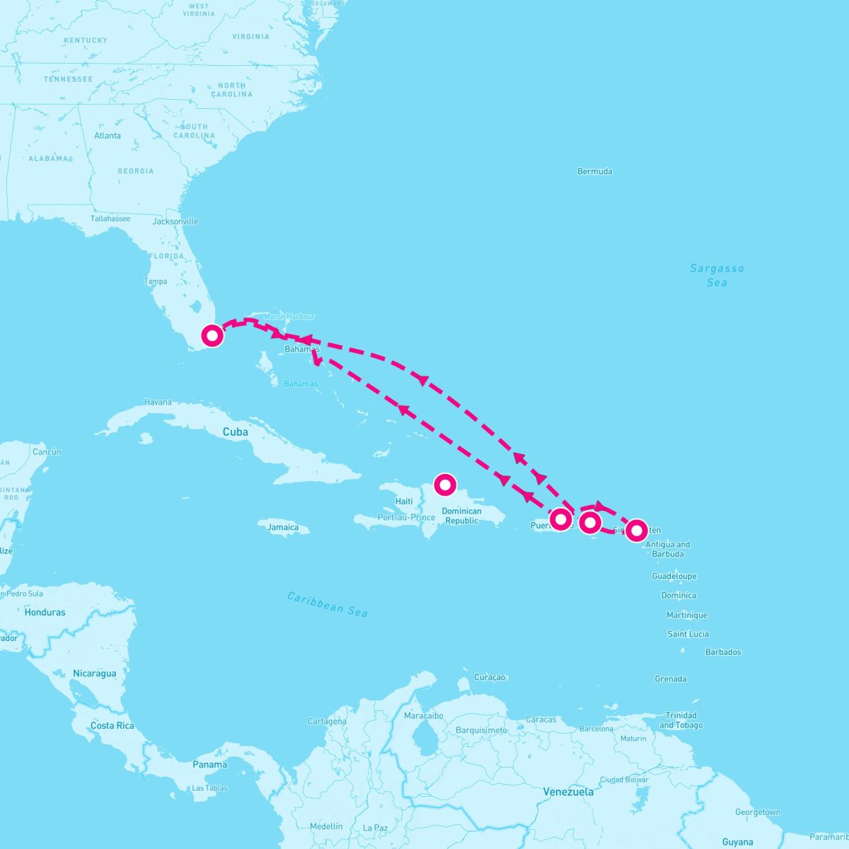 8 Night Eastern Caribbean (Miami Roundtrip)