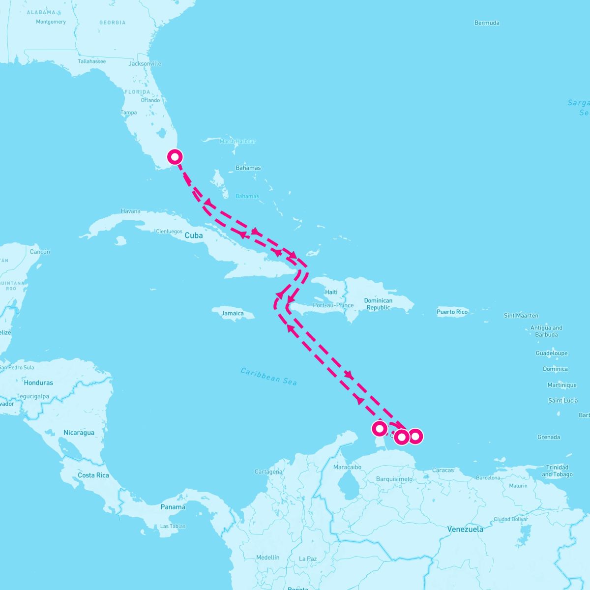 8 Night Southern Caribbean (Miami Roundtrip)
