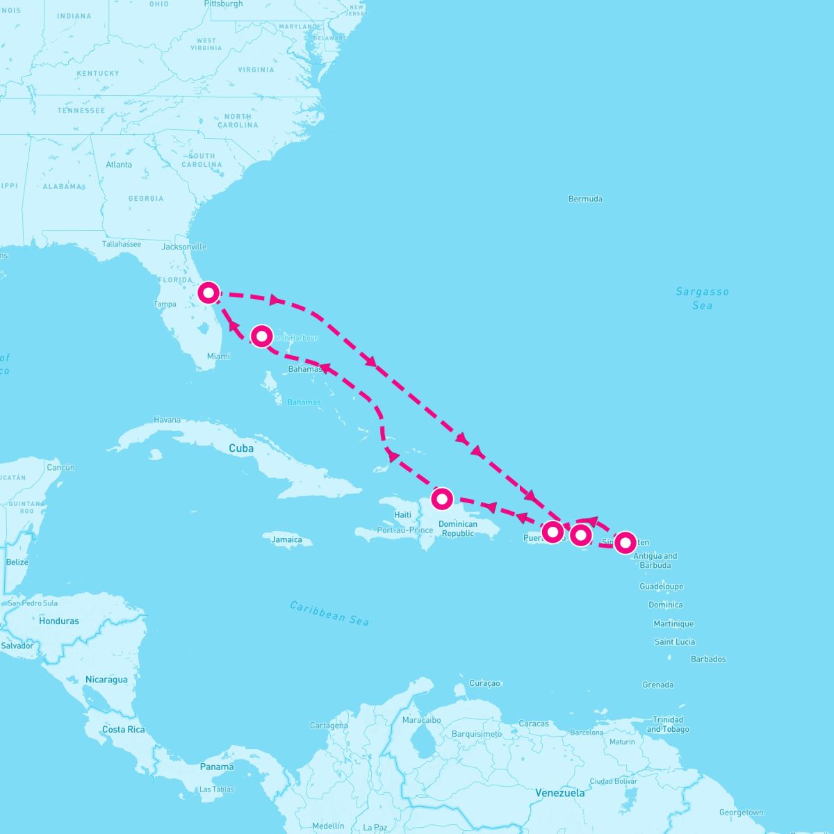 9 Night Eastern Caribbean (Port Canaveral Roundtrip)