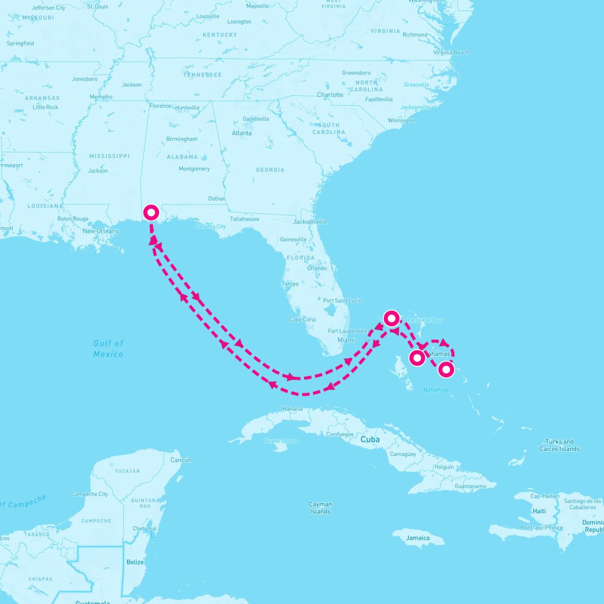 8 Night Bahamas (Mobile Roundtrip)