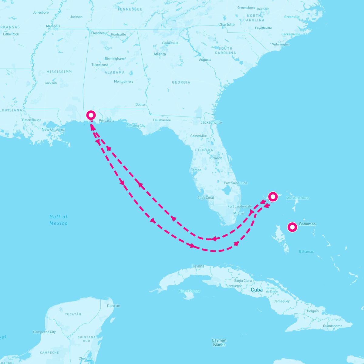6 Night Bahamas (Mobile Roundtrip)