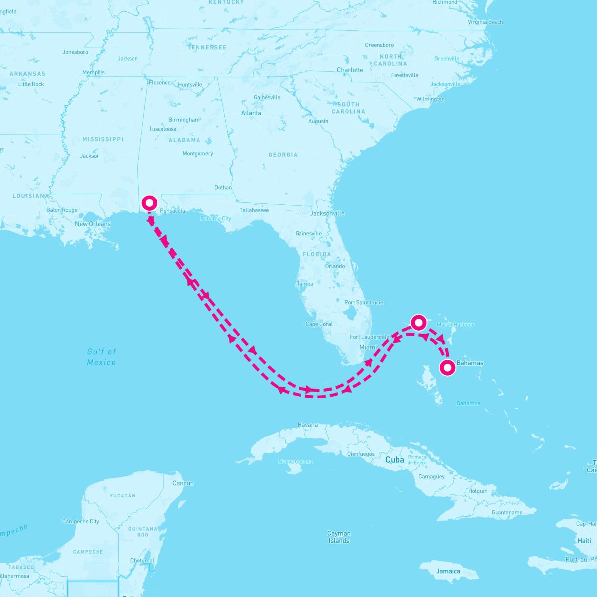 6 Night Bahamas (Mobile Roundtrip)