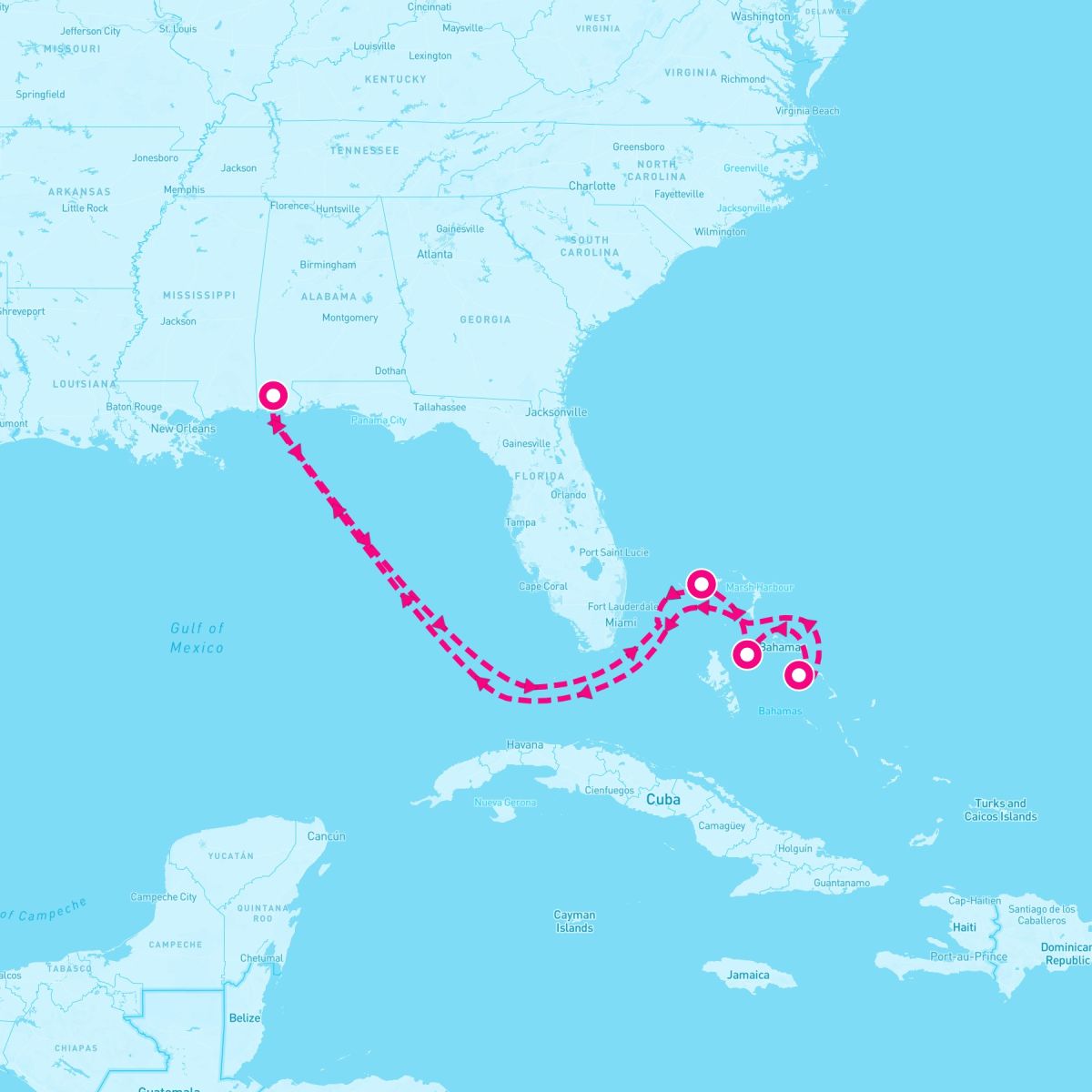 8 Night Bahamas (Mobile Roundtrip)