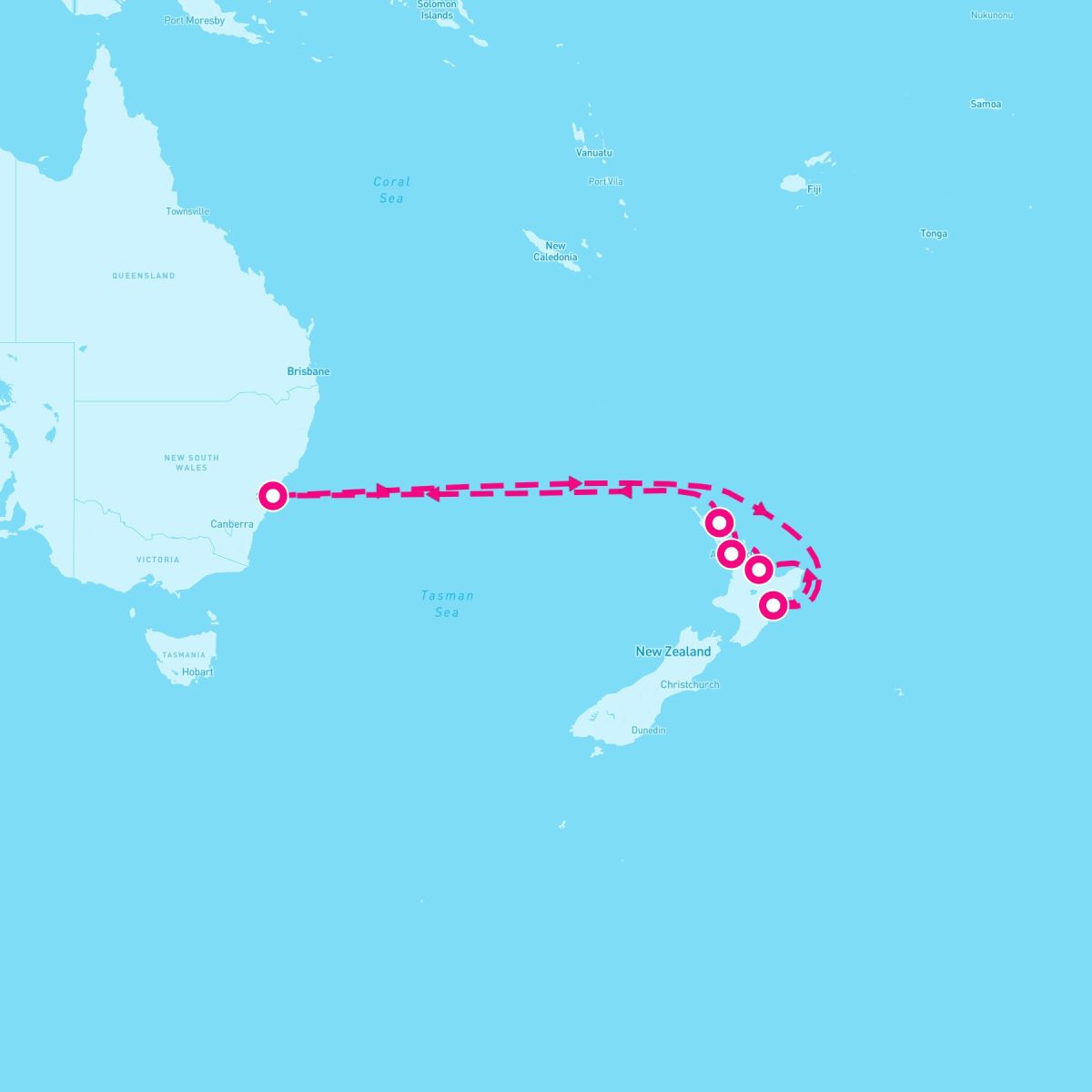 10 Night New Zealand - Carnival Journeys (Sydney Roundtrip)