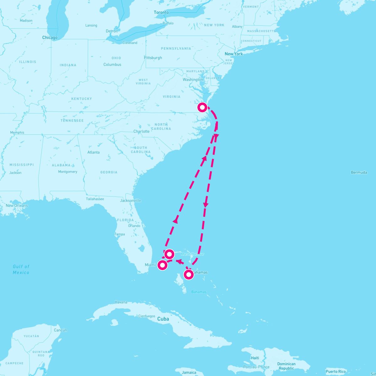 6 Night Bahamas (Norfolk Roundtrip)