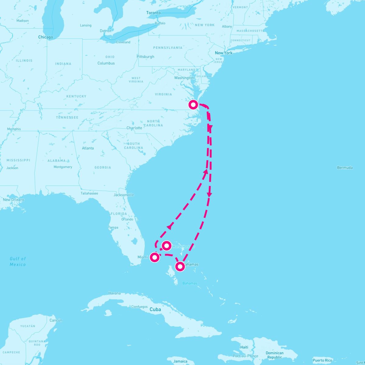 6 Night Bahamas (Norfolk Roundtrip)