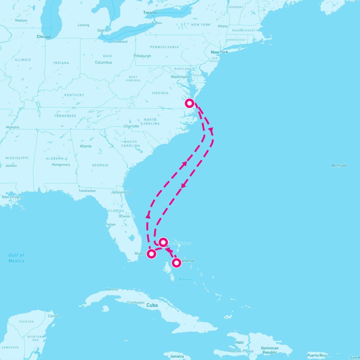 6 Night Bahamas (Norfolk Roundtrip)