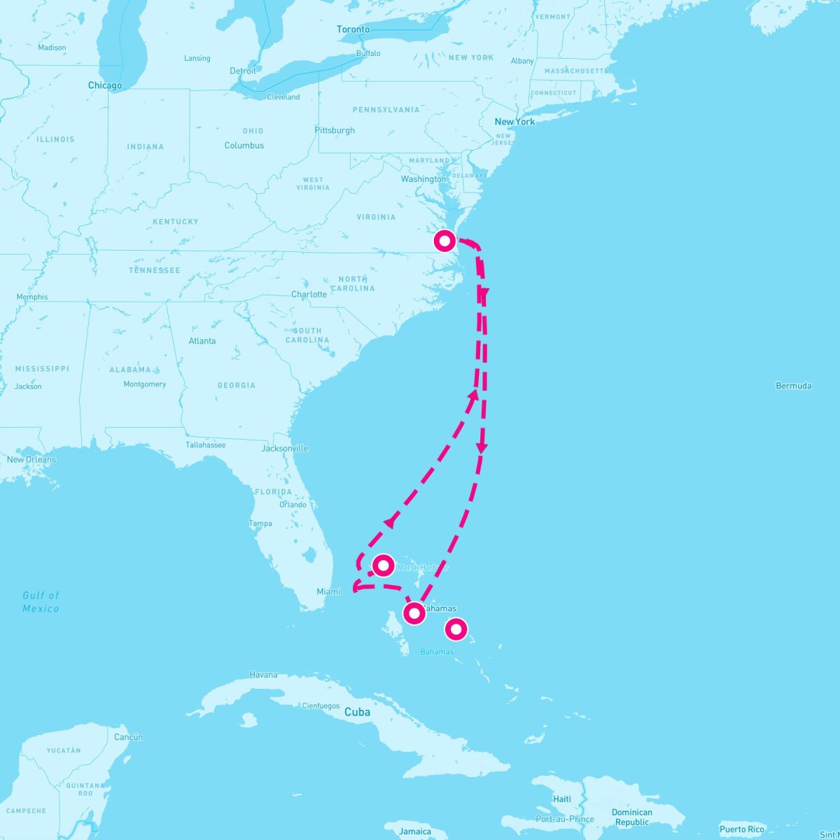 6 Night Bahamas (Norfolk Roundtrip)