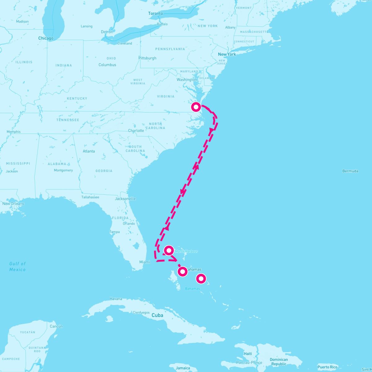 6 Night Bahamas (Norfolk Roundtrip)
