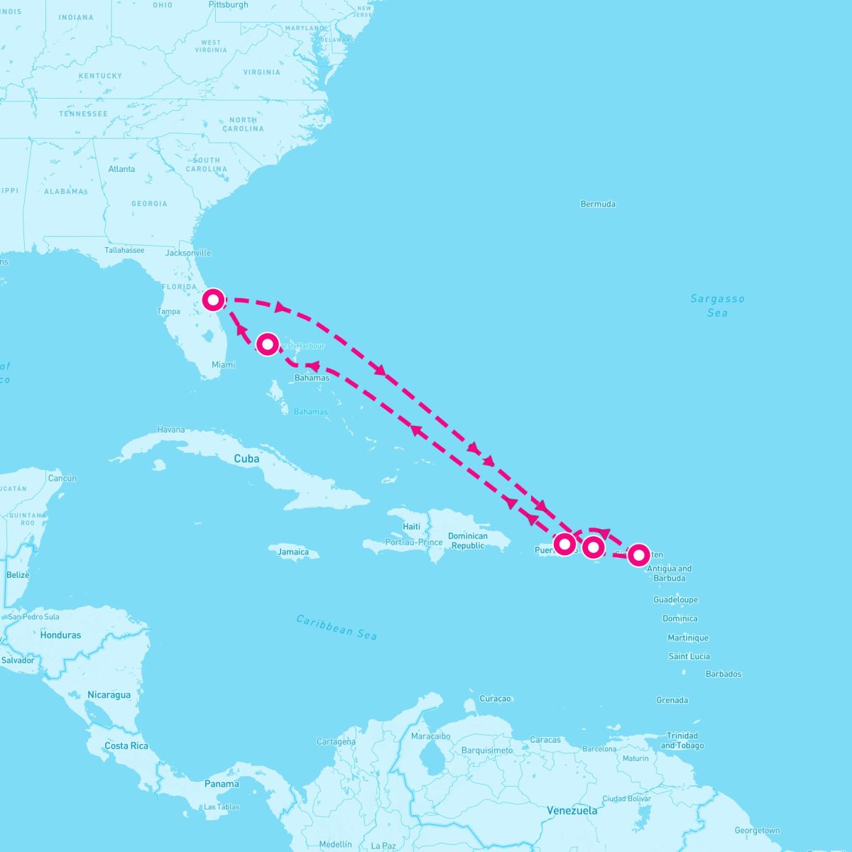 8 Night Eastern Caribbean (Port Canaveral Roundtrip)