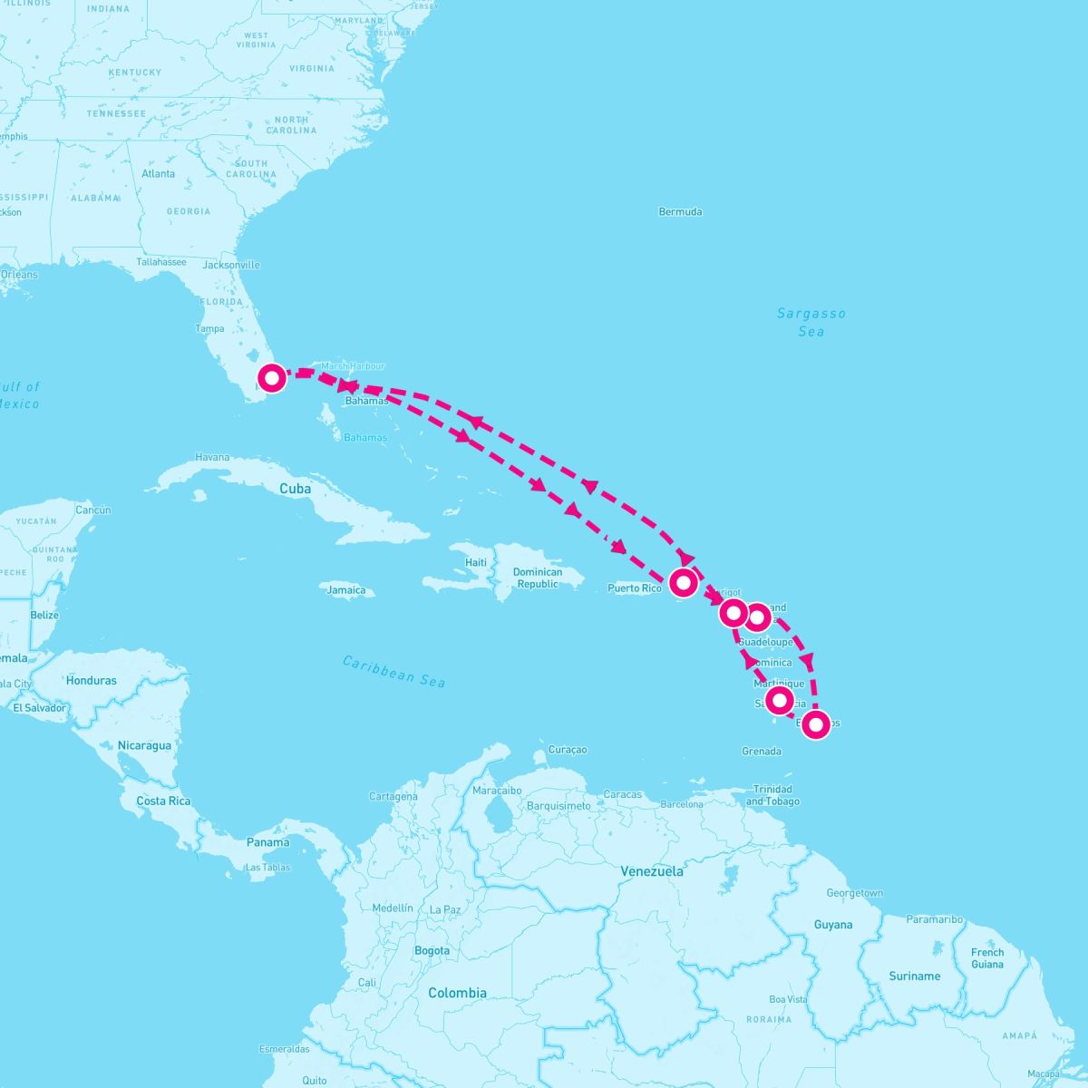 10 Night Ultimate Southern Caribbean (Ft. Lauderdale Roundtrip)