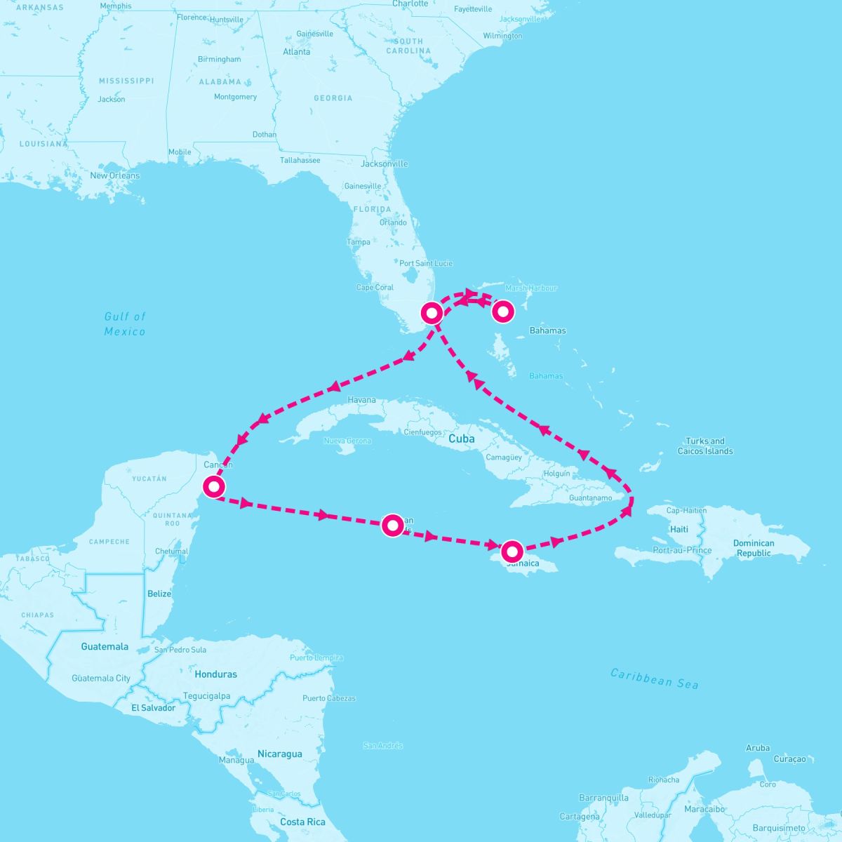 7 Night Cayman Mexico Jamaica & Perfect Day (Miami Roundtrip)