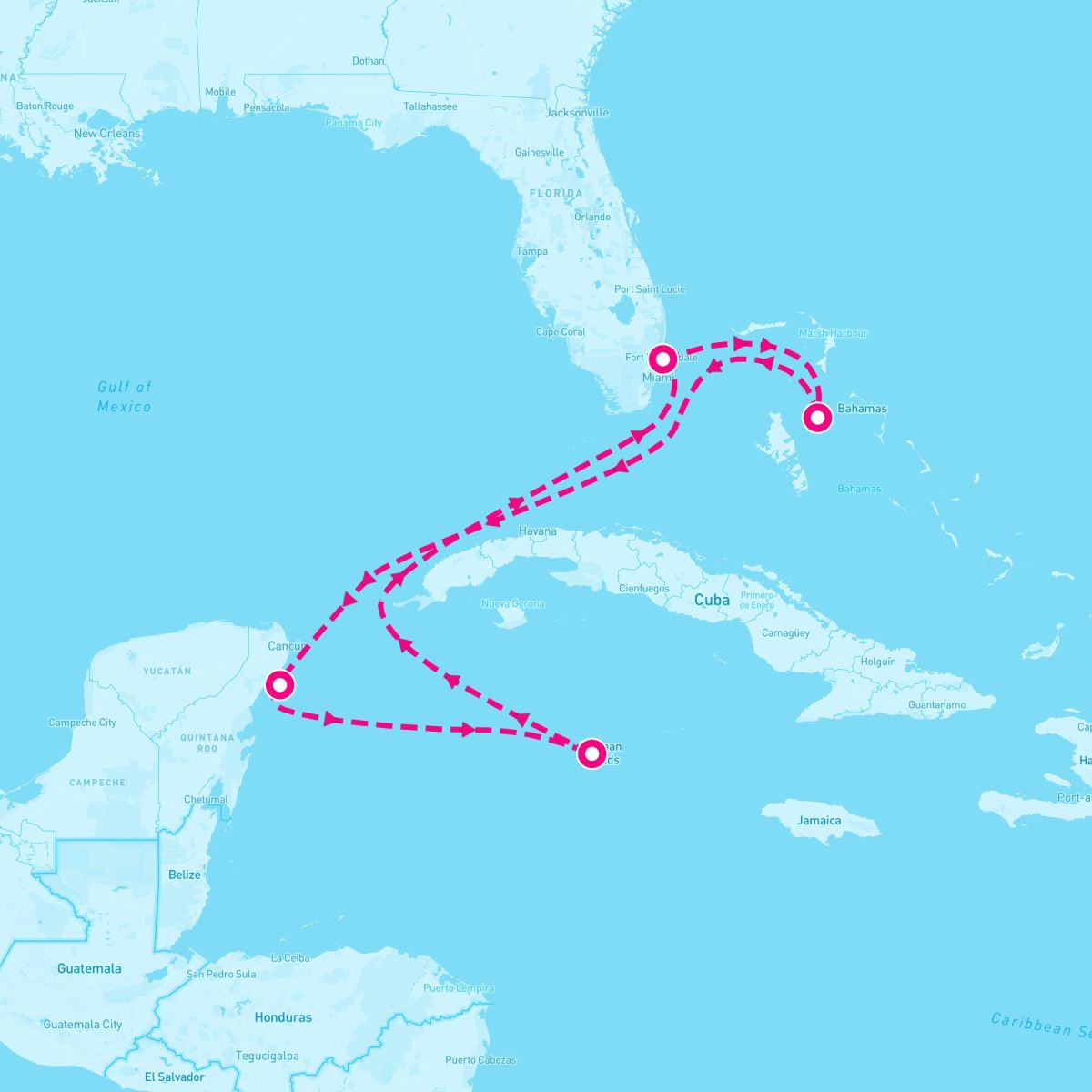 7 Night Grand Cayman Mexico & Bahamas (Ft. Lauderdale Roundtrip)