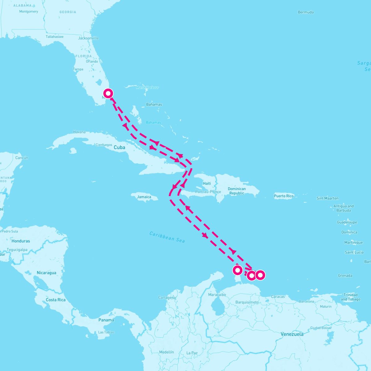 8 Night Aruba Bonaire & Curacao (Ft. Lauderdale Roundtrip)