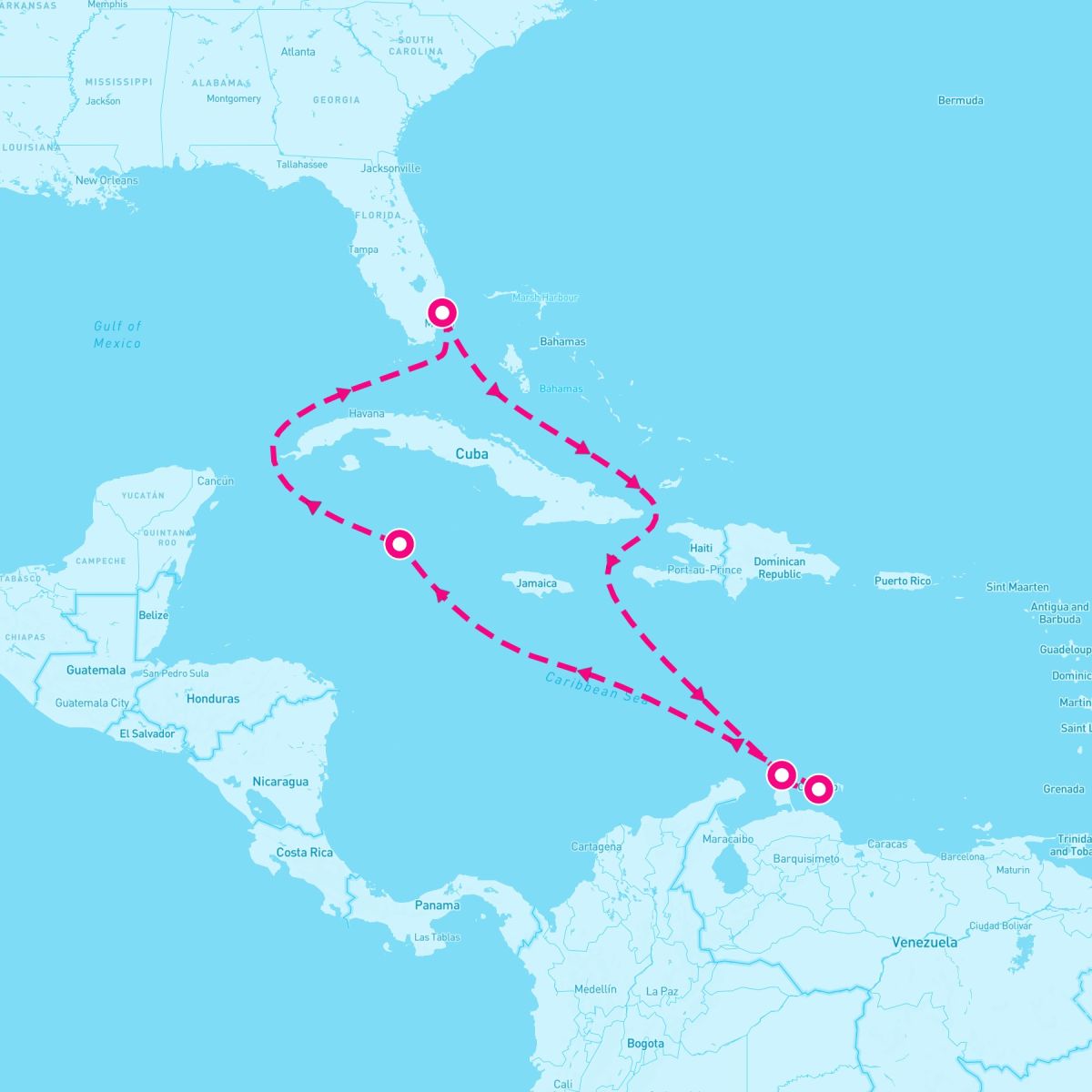8 Night Aruba Curacao & Grand Cayman (Ft. Lauderdale Roundtrip)