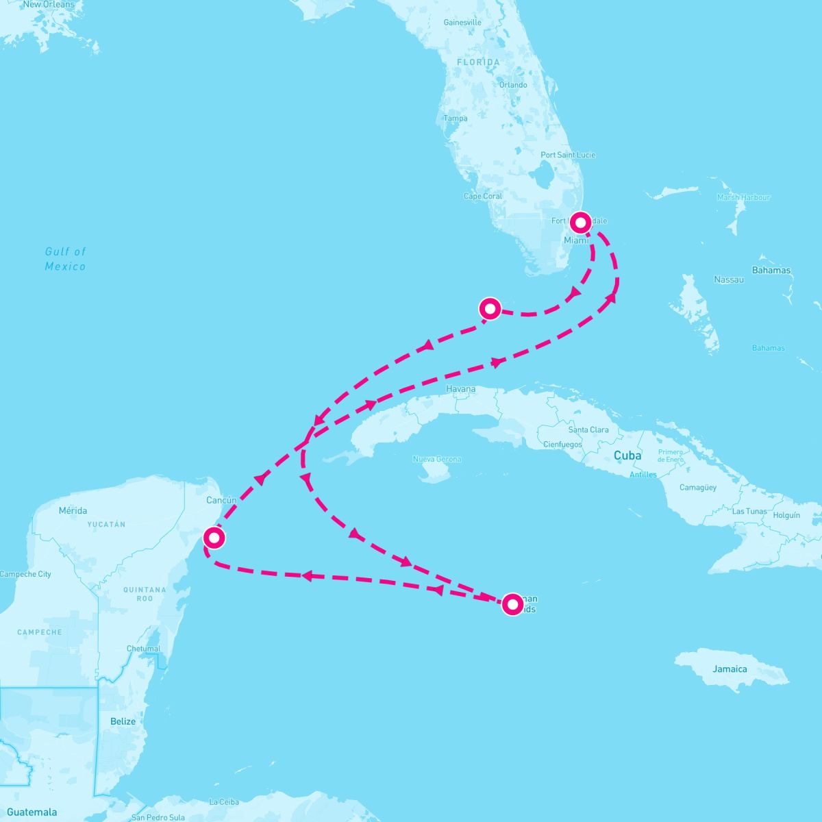 6 Night Grand Cayman Mexico & Key West (Ft. Lauderdale Roundtrip)
