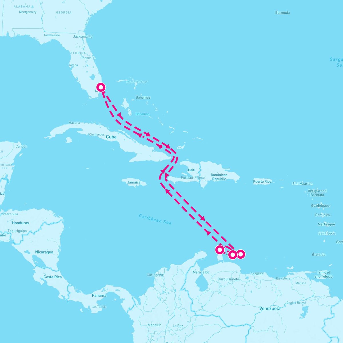8 Night Aruba Curacao & Bonaire (Ft. Lauderdale Roundtrip)