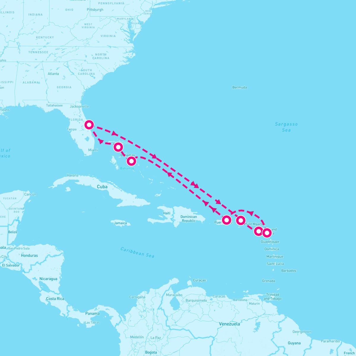 10 Night Eastern Caribbean (Port Canaveral Roundtrip)