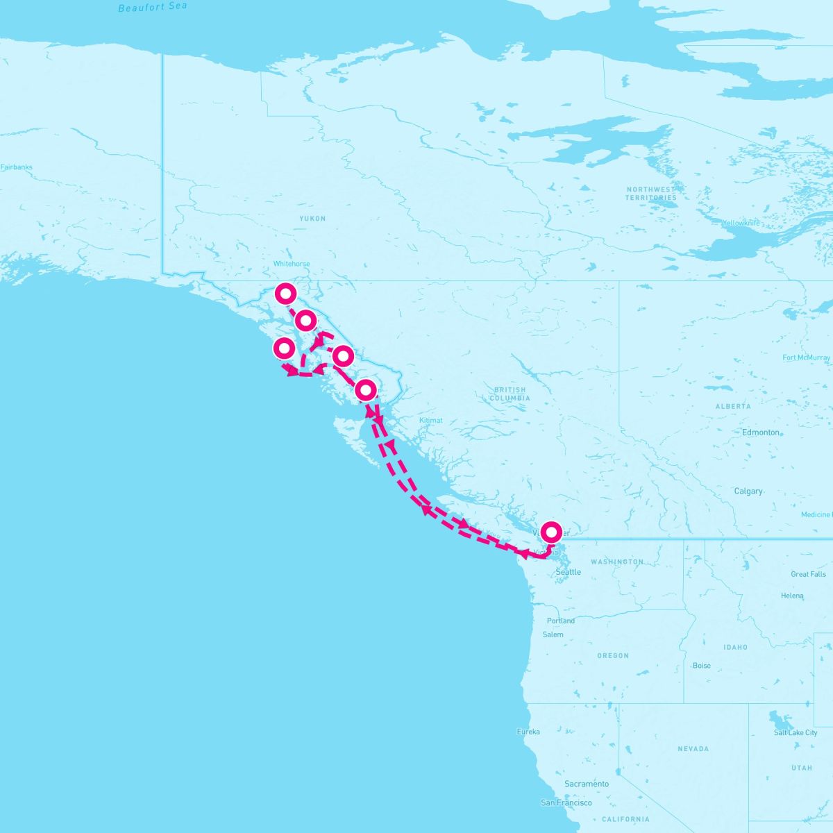 8 Night Alaska Inside Passage (Vancouver Roundtrip)