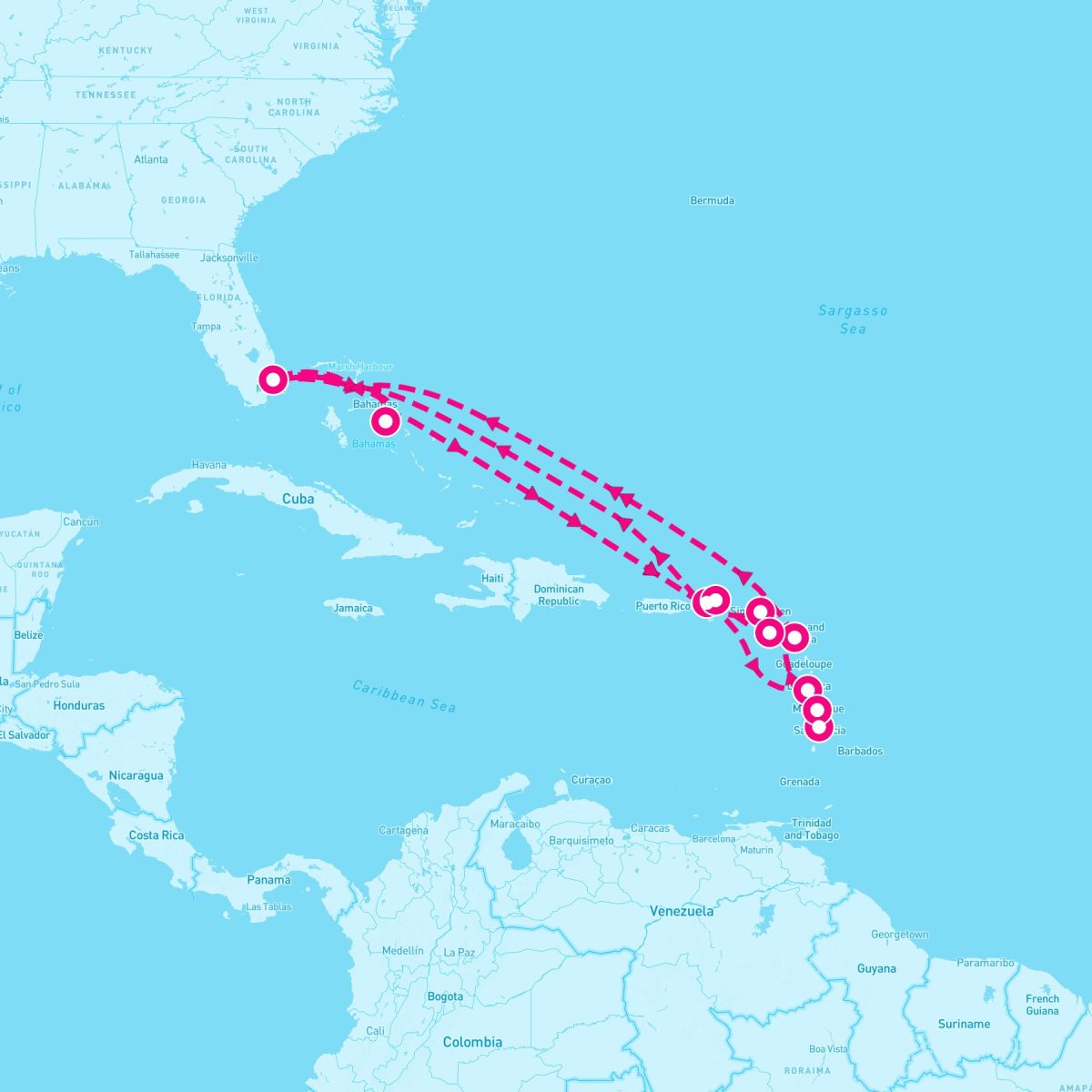 20 Night Caribbean Explorer Holiday (Ft. Lauderdale Roundtrip)