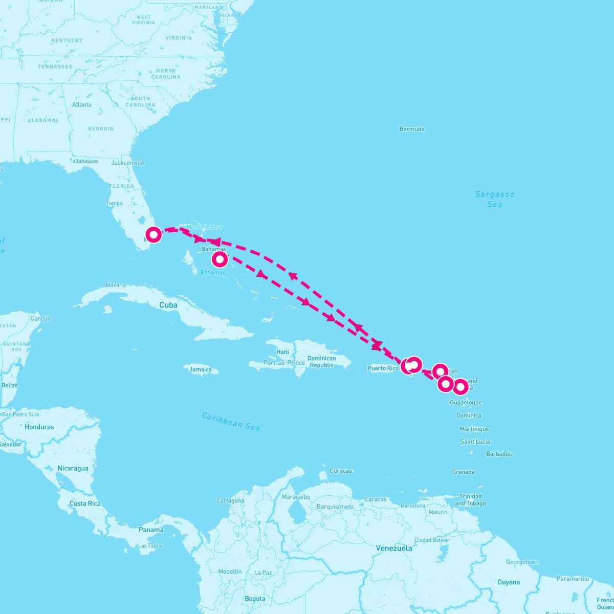10 Night Eastern Caribbean With Tortola (Ft. Lauderdale Roundtrip)