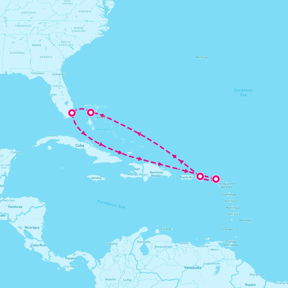 7 Night Eastern Caribbean & Perfect Day (Miami Roundtrip)