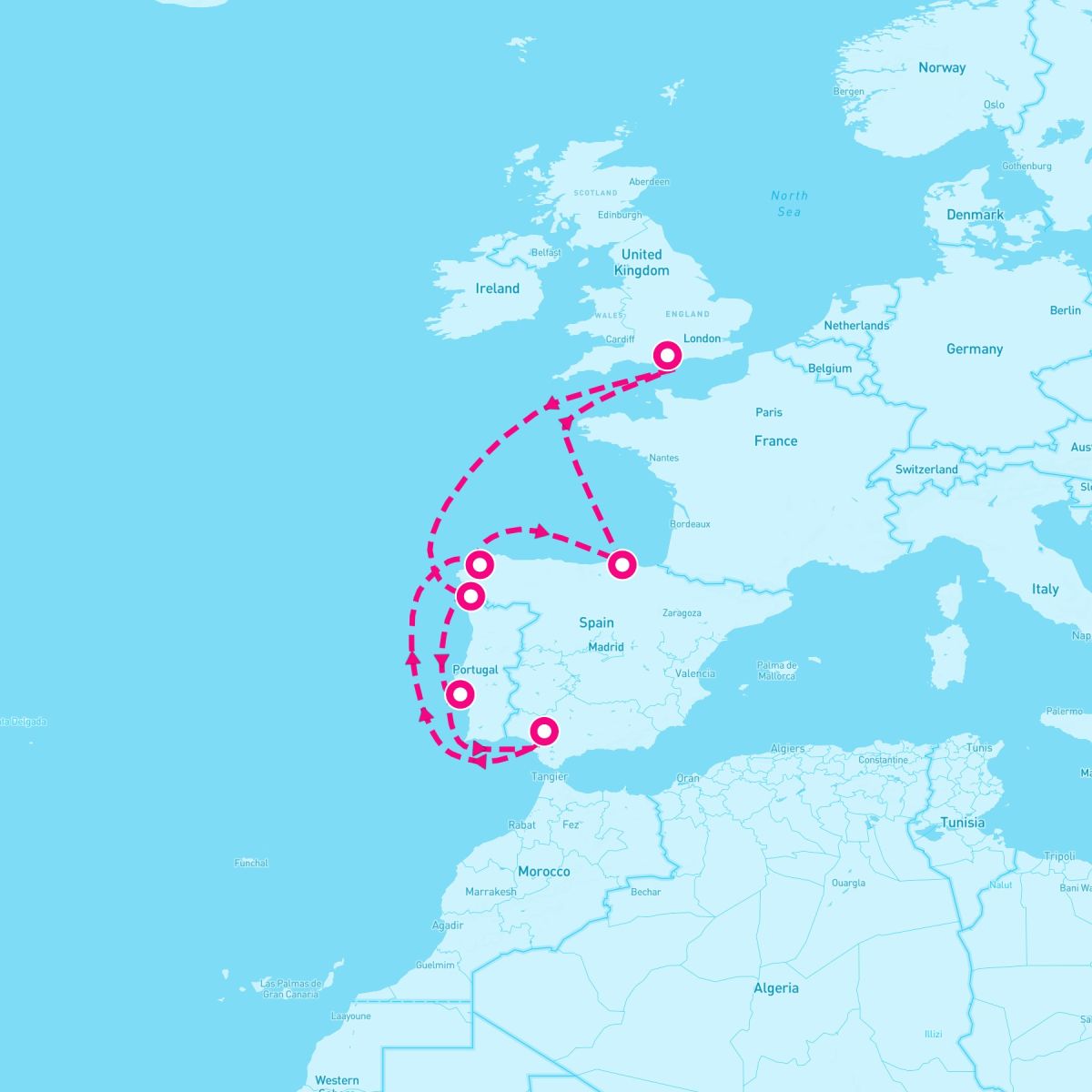 9 Night Spanish Flair (Southampton Roundtrip)