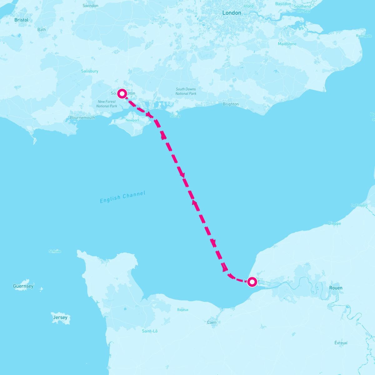 2 Night Weekend Getaway (Southampton Roundtrip)