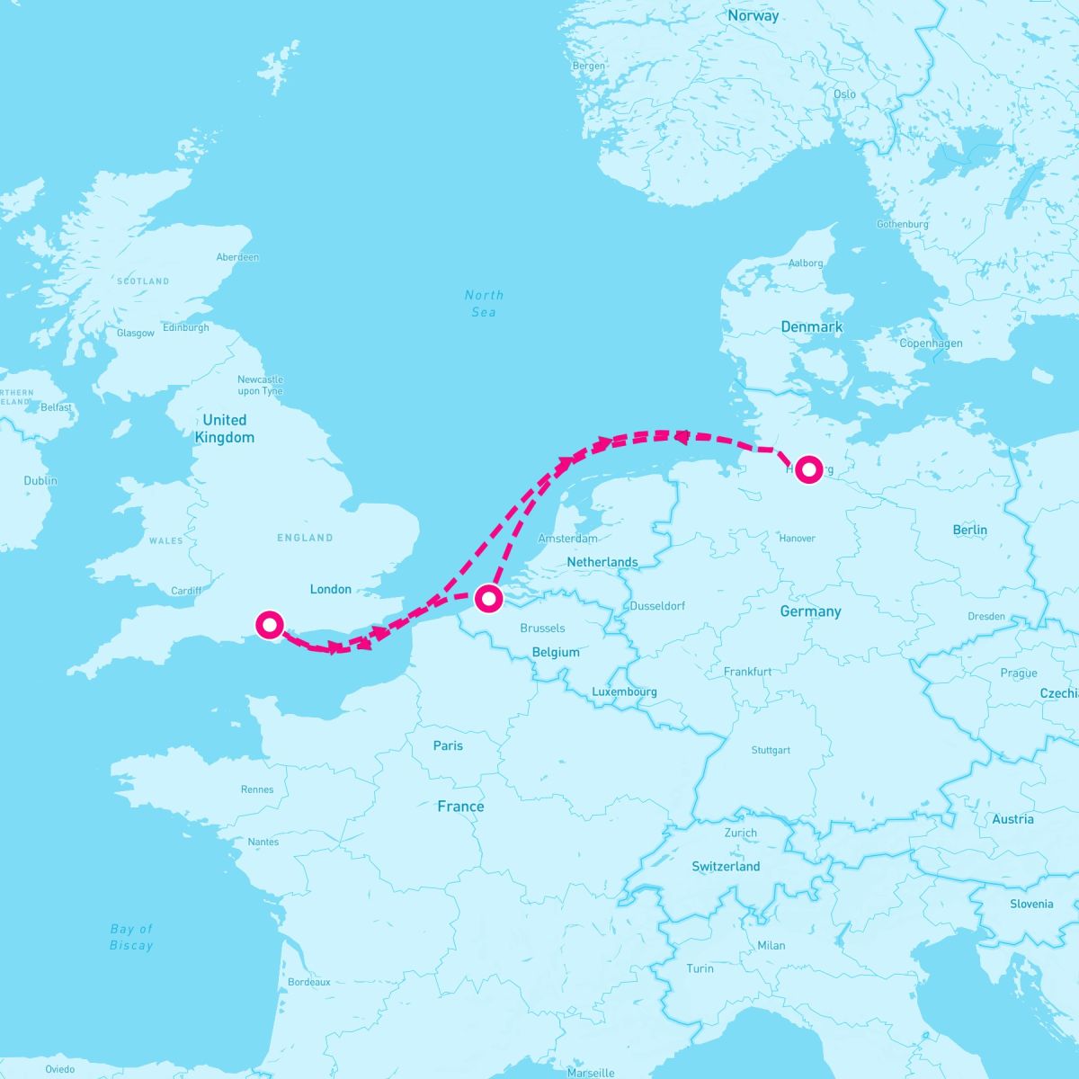 5 Night Hamburg & Bruges (Southampton Roundtrip)