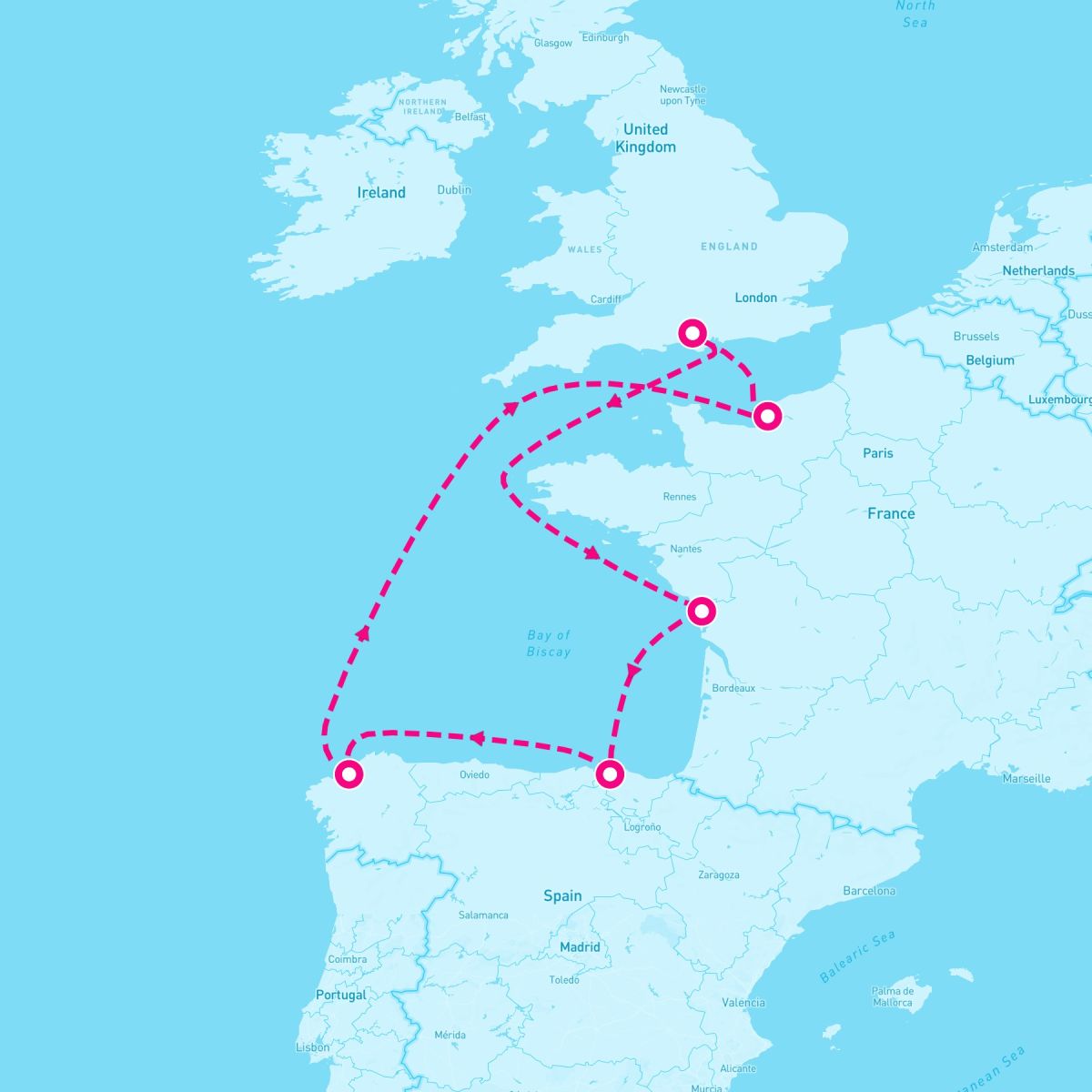 7 Night Spain & France (Southampton Roundtrip)