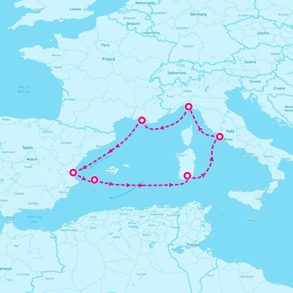 Mediterranean from Marseilles