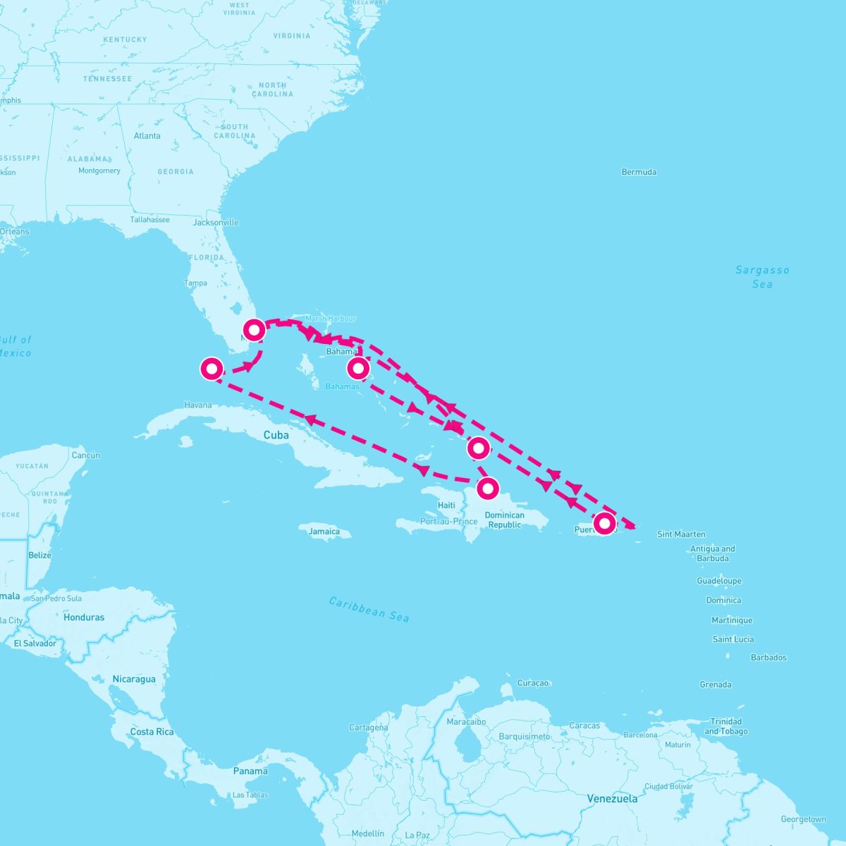 14 Night Tropical/Eastern Caribbean (Ft. Lauderdale Roundtrip)