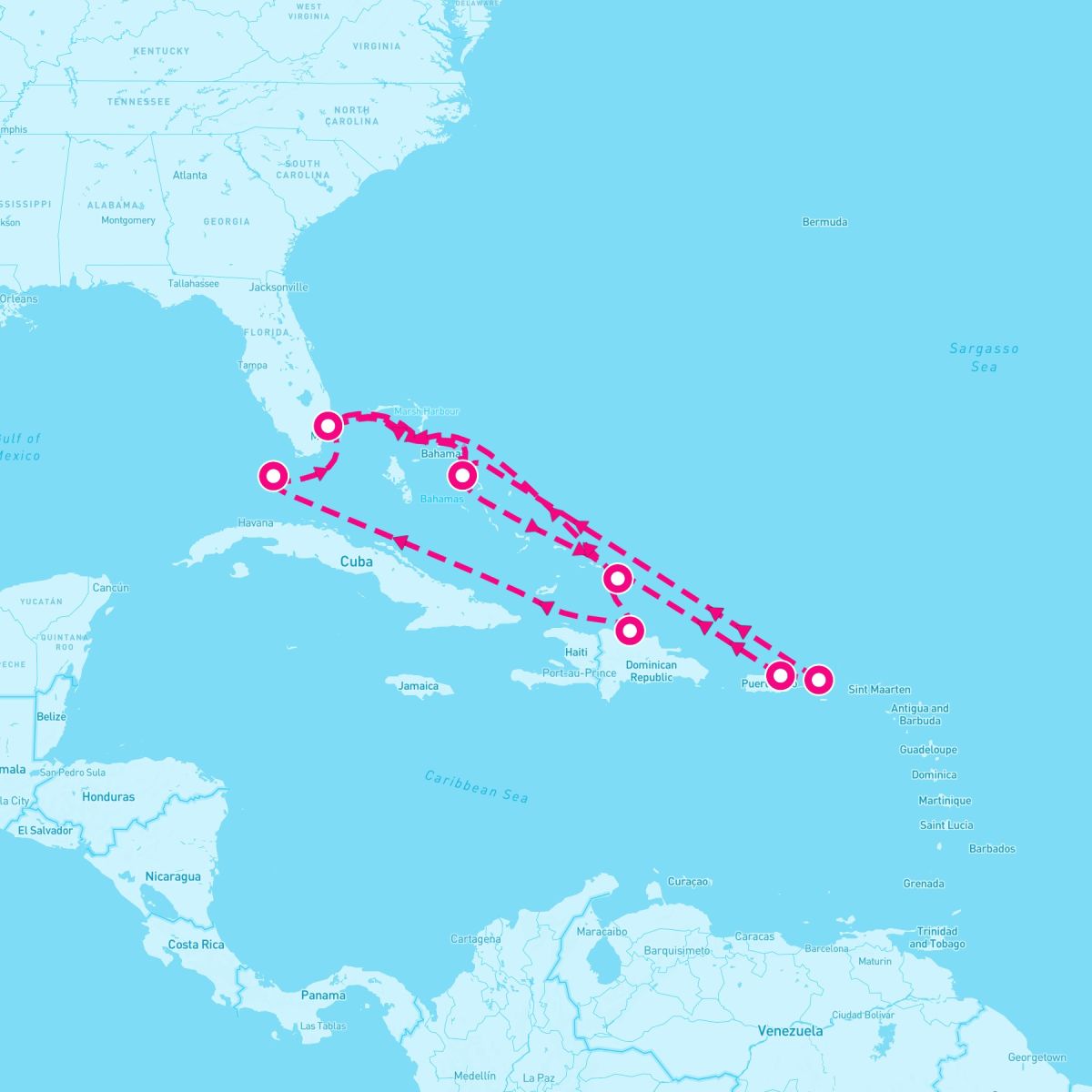 14 Night Tropical/Eastern Caribbean (Ft. Lauderdale Roundtrip)