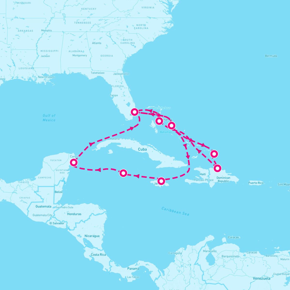 14 Night Western / Tropical Caribbean (Ft. Lauderdale Roundtrip)