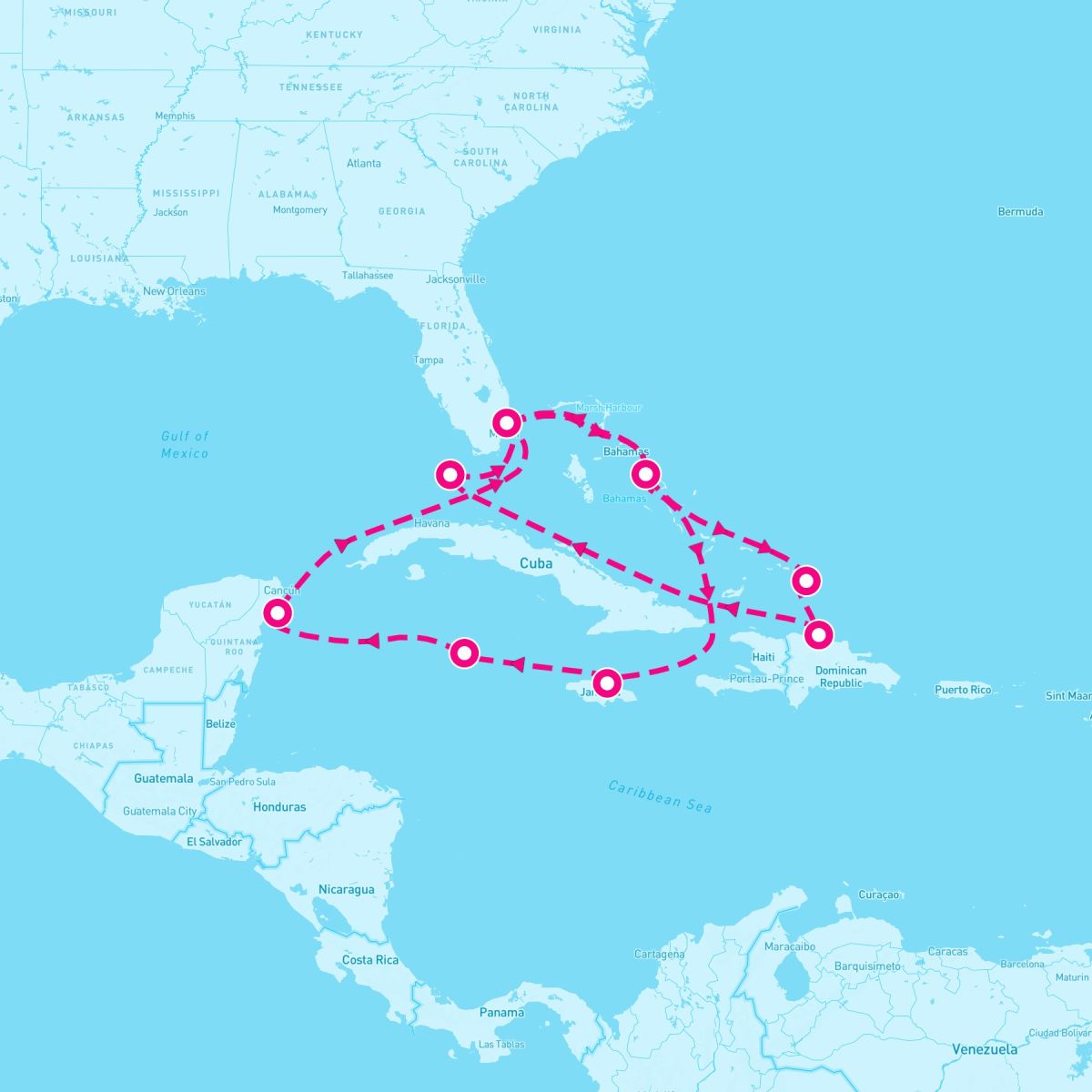 14 Night Western / Tropical Caribbean (Ft. Lauderdale Roundtrip)