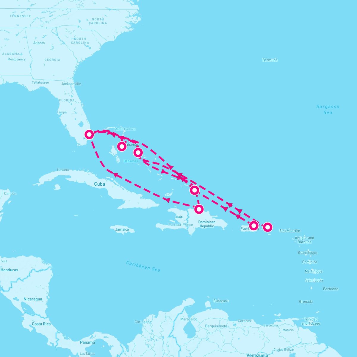 14 Night Eastern Caribbean: Bahamas & San Juan (Ft. Lauderdale Roundtrip)