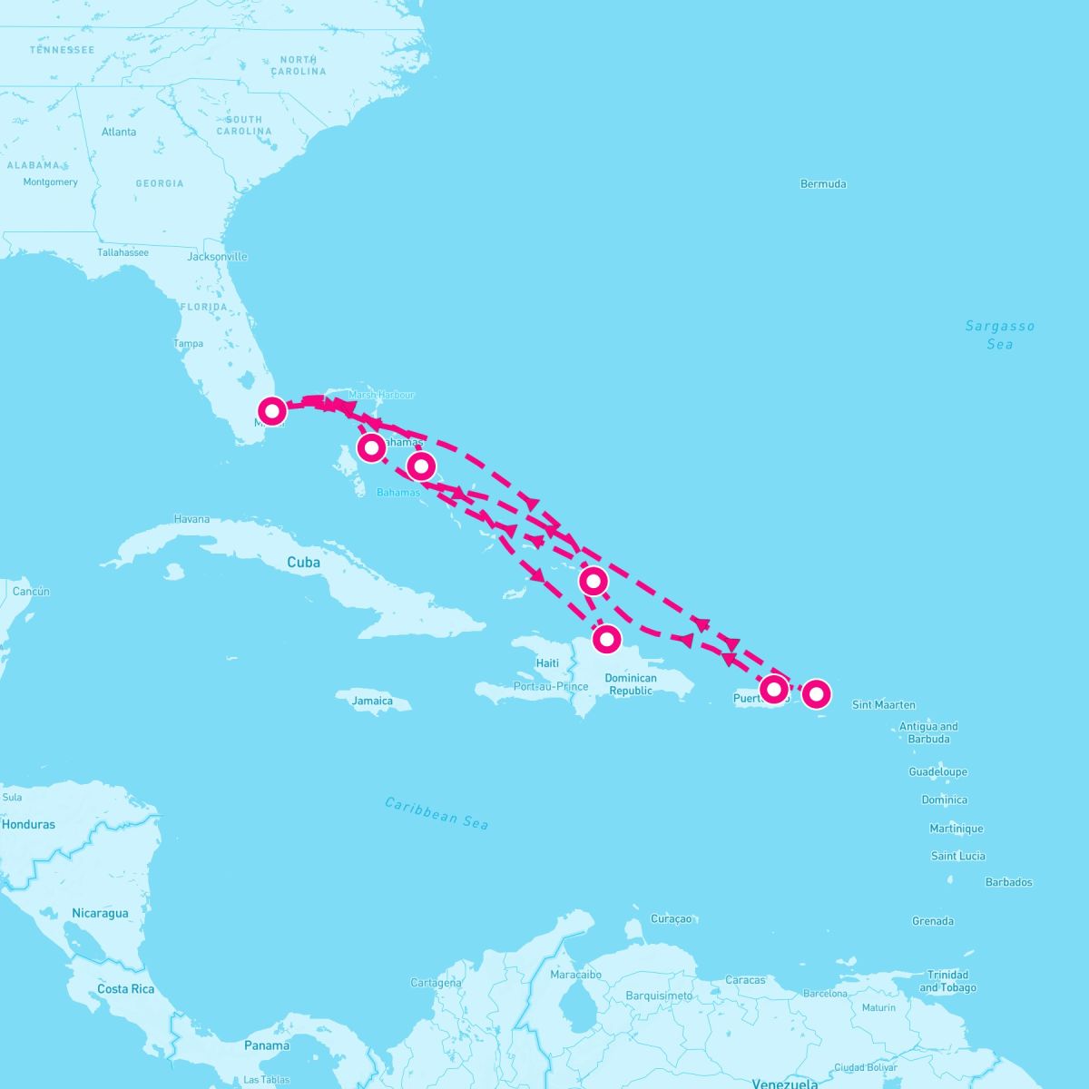 14 Night Western / Eastern Caribbean: Mexico & Bahamas (Ft. Lauderdale Roundtrip)