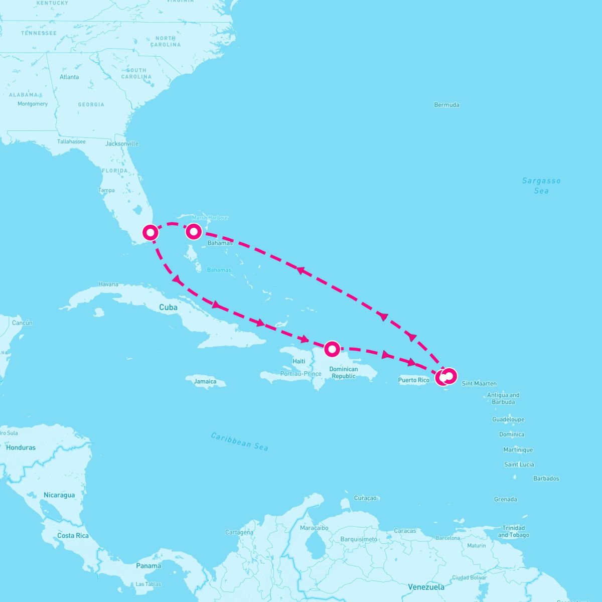 7 Night Eastern Caribbean (Miami Roundtrip)