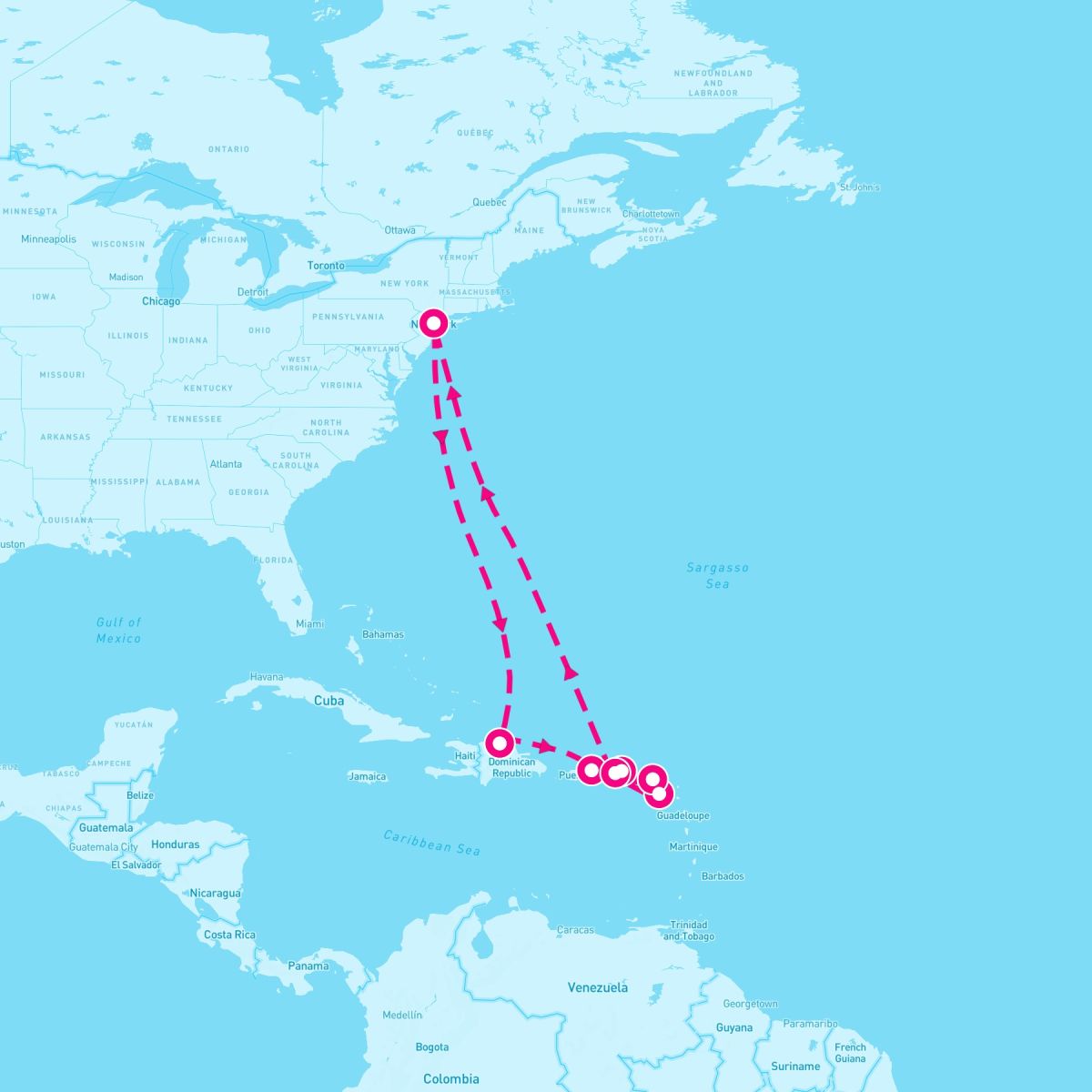 12 Night Caribbean: Dominican Republic & St. Thomas (New York Roundtrip)
