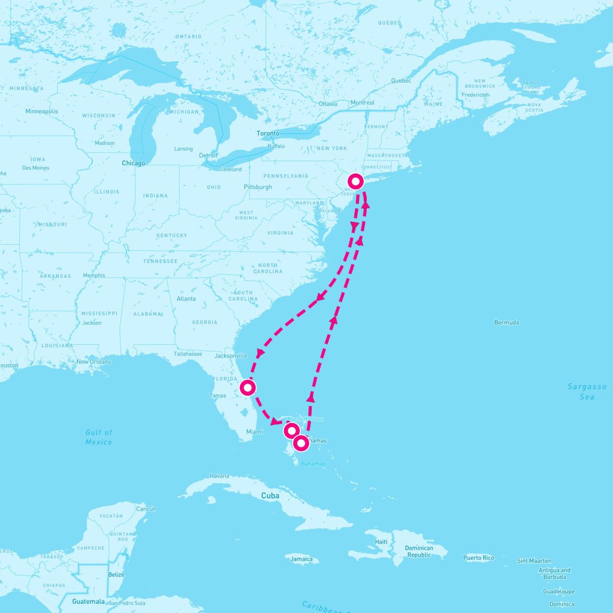 8 Night Bahamas & Florida (New York Roundtrip)