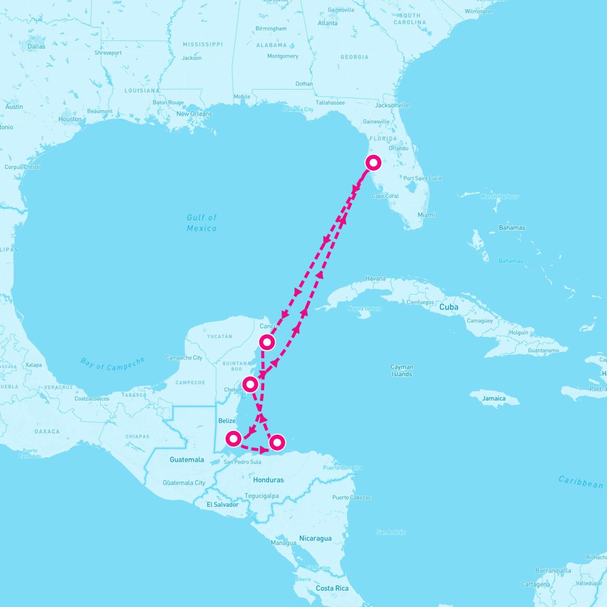 7 Night Caribbean: Harvest Caye Cozumel & Roatan (Tampa Roundtrip)