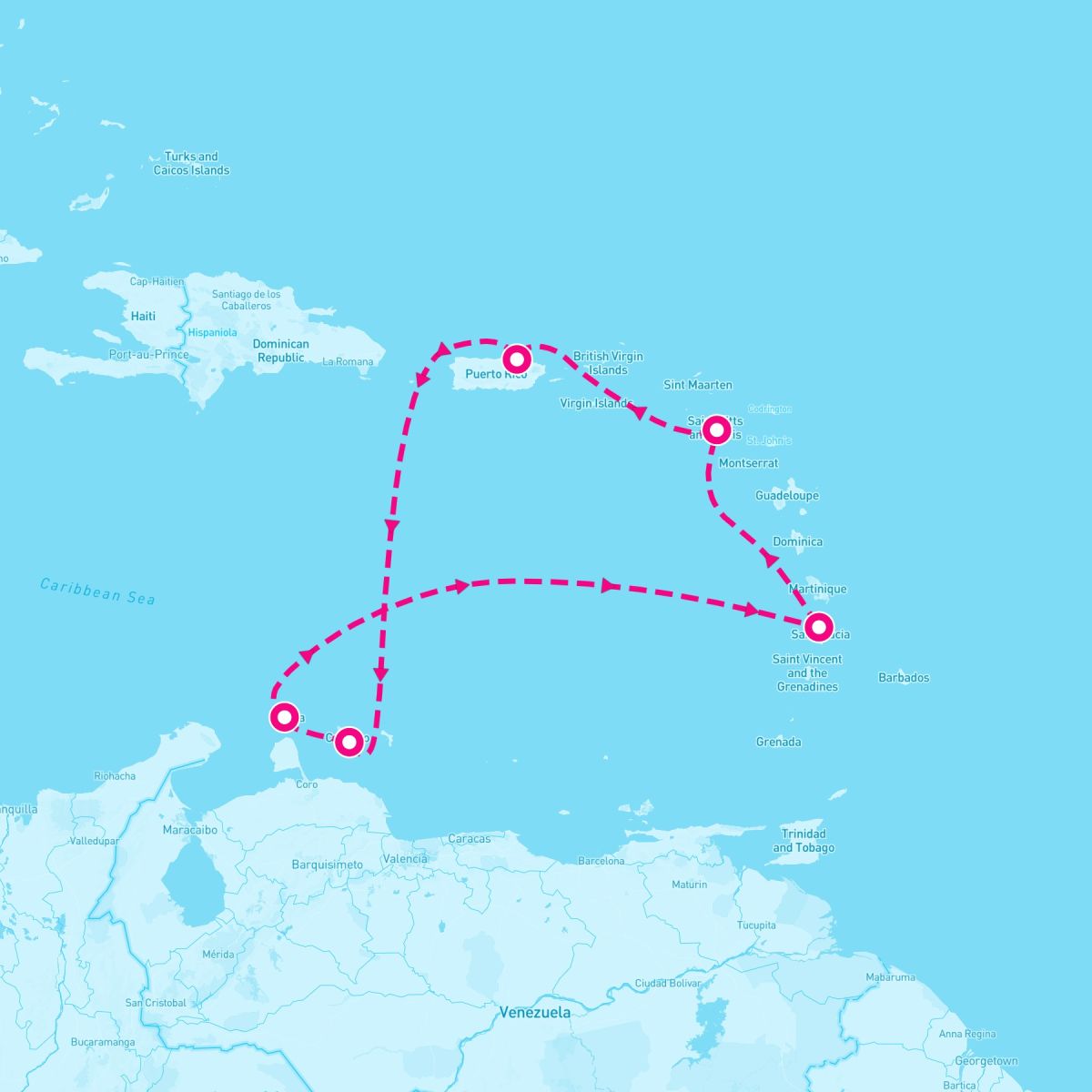 7 Night Caribbean: Curacao Aruba & Bonaire (San Juan Roundtrip)