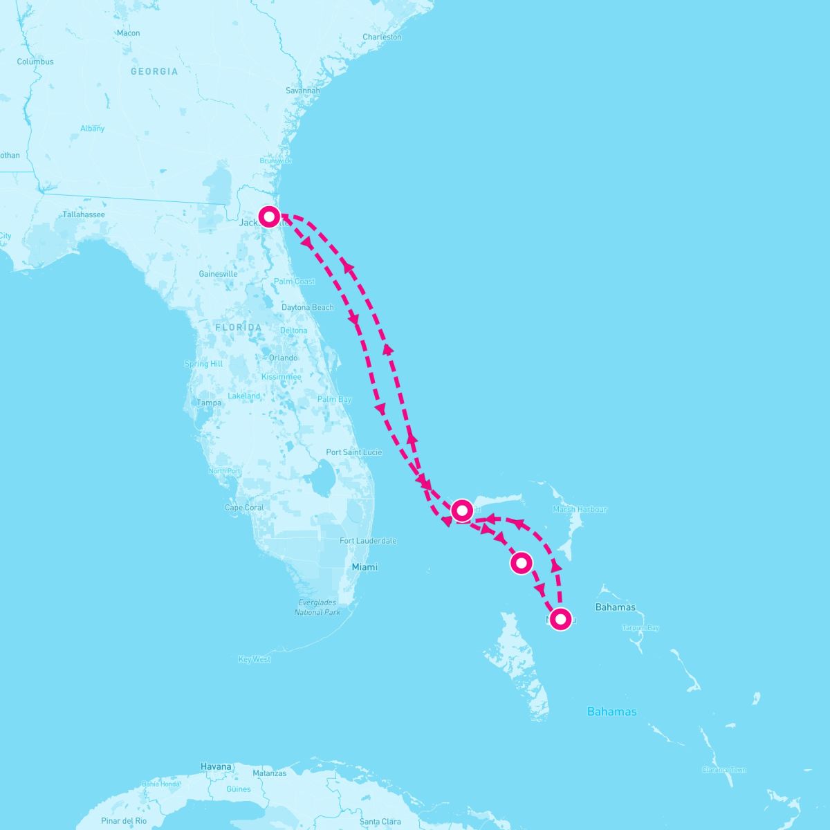5 Night Bahamas: Great Stirrup Cay & Nassau (Jacksonville Roundtrip)