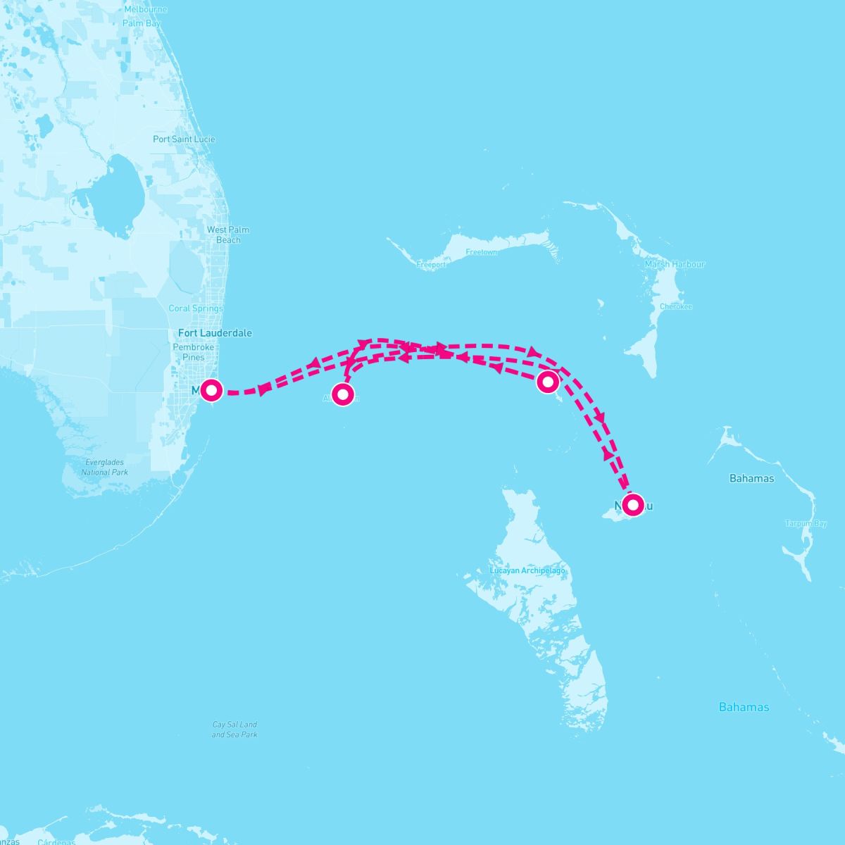 5 Night Bahamas: Great Stirrup Cay Bimini & Nassau (Miami Roundtrip)