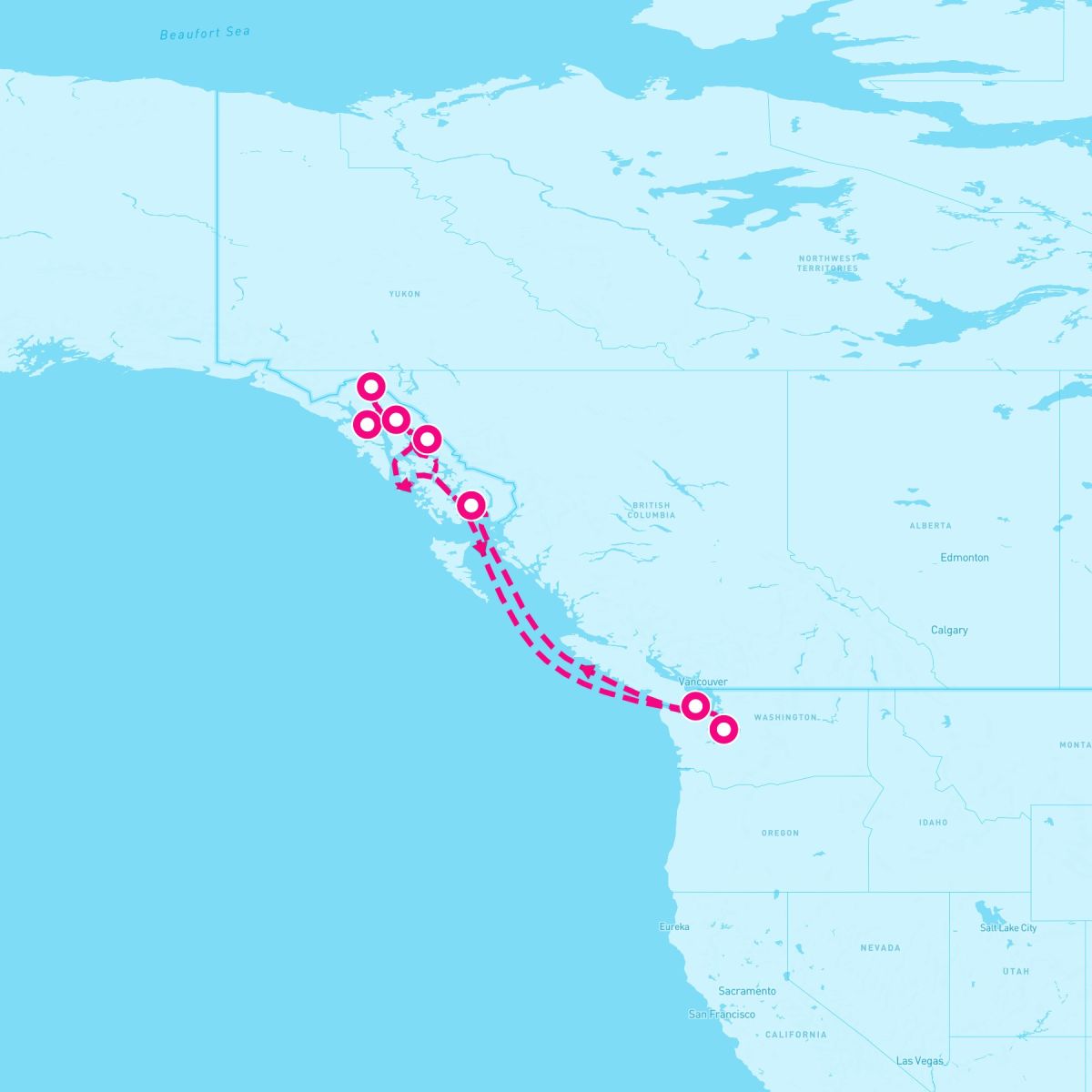 9 Night Alaska: Dawes Glacier Skagway & Juneau (Seattle Roundtrip)