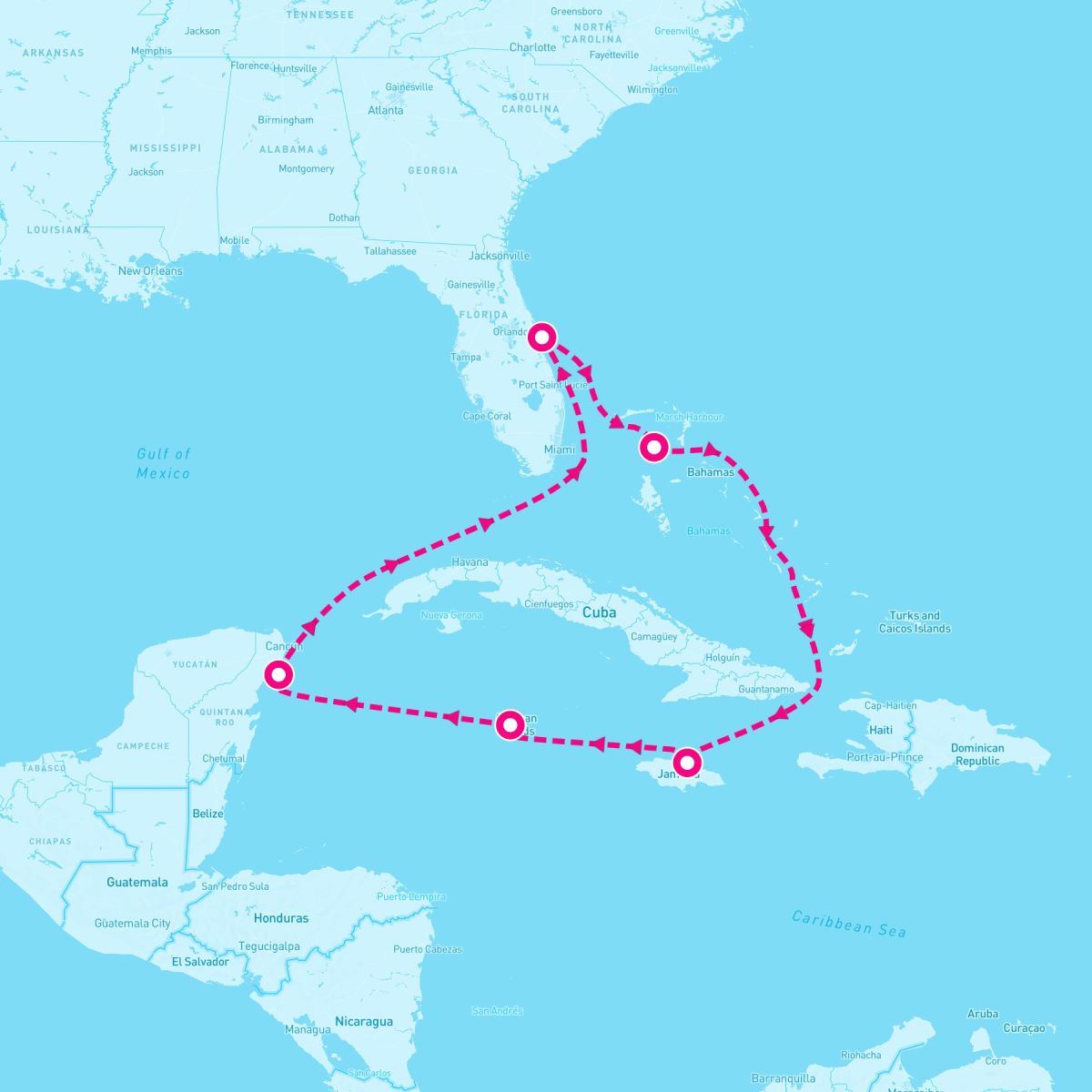 7 Night Caribbean: Great Stirrup Cay & Cozumel (Port Canaveral Roundtrip)